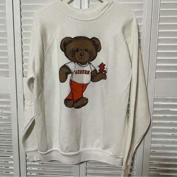 WOLF Tops - Vintage Auburn teddy sweatshirt. Xl